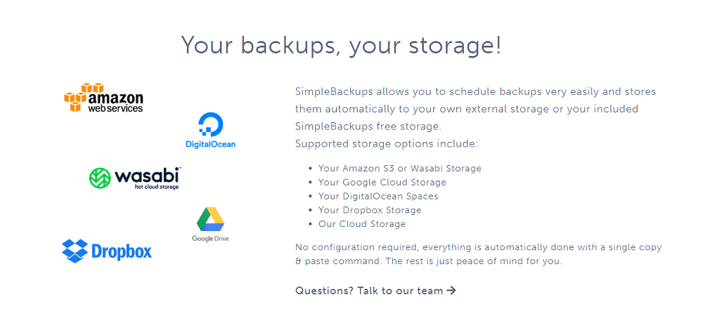 What are The Benefits of SimpleBackups?