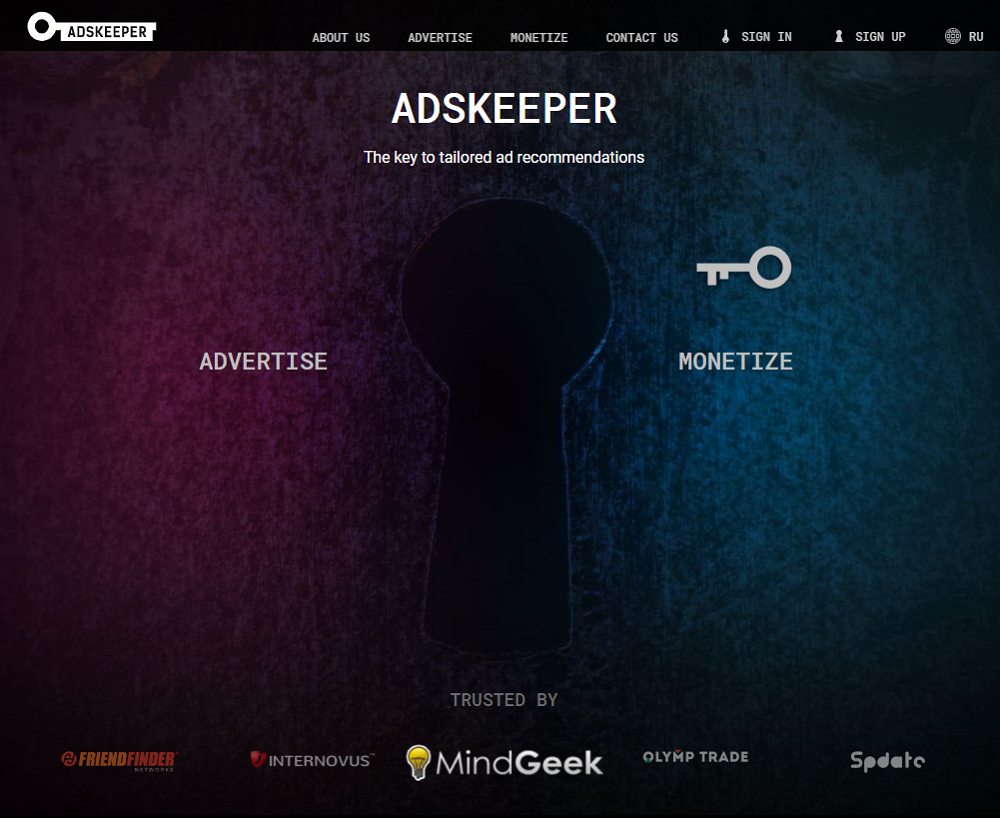 Adskeeper - The Native Ads Network For Publishers and Advertisers 