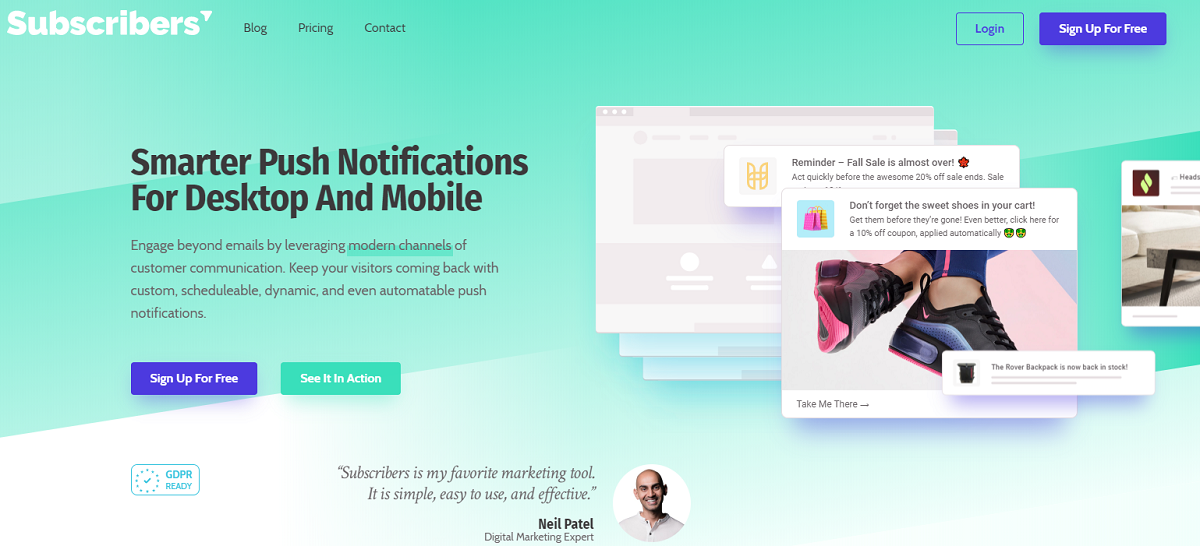 Subscribers – Push Your Sales And Conversions With Smart Push Notifications