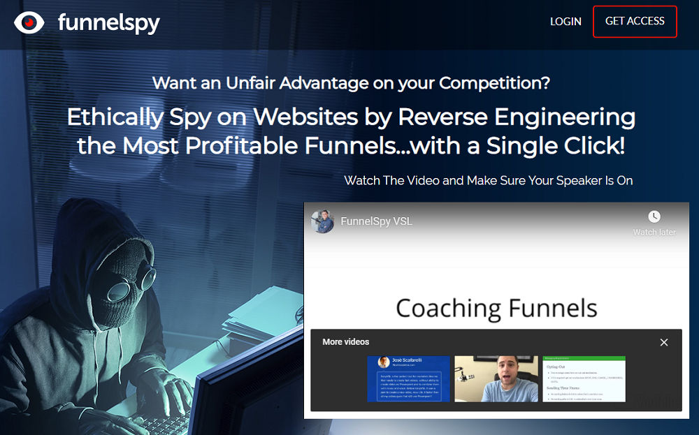 Funnelspy - The Unique Funnel Research Software