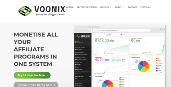 $10 Off and Free Trial at Voonix