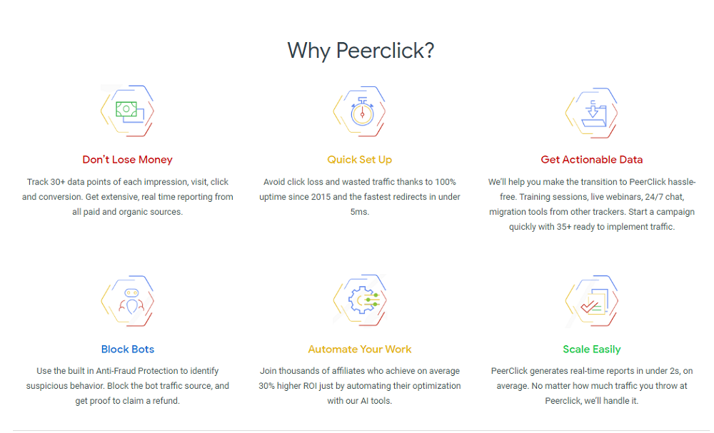 What Are The Benefits Of PeerClick?