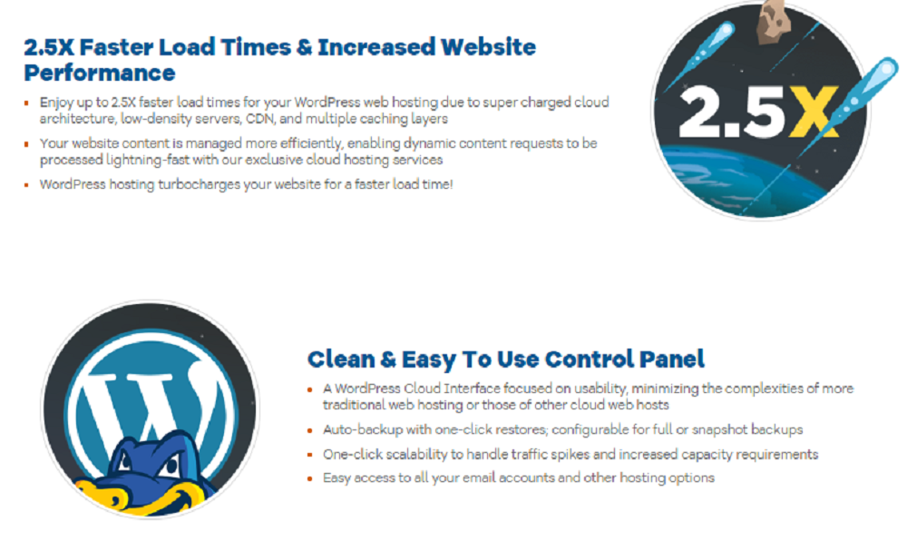 HostGator - Increased Website Performance Clean & easy to use Control Panel