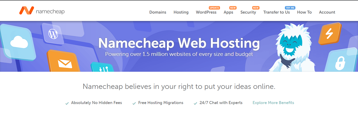 Namecheap Hosting - Reliable Shared Hosting Service