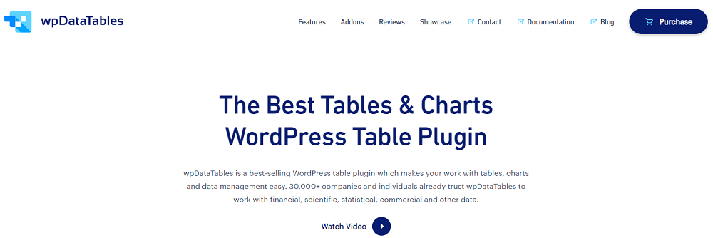 wpDataTables - The Best WordPress Plugin for Tables and Charts 
