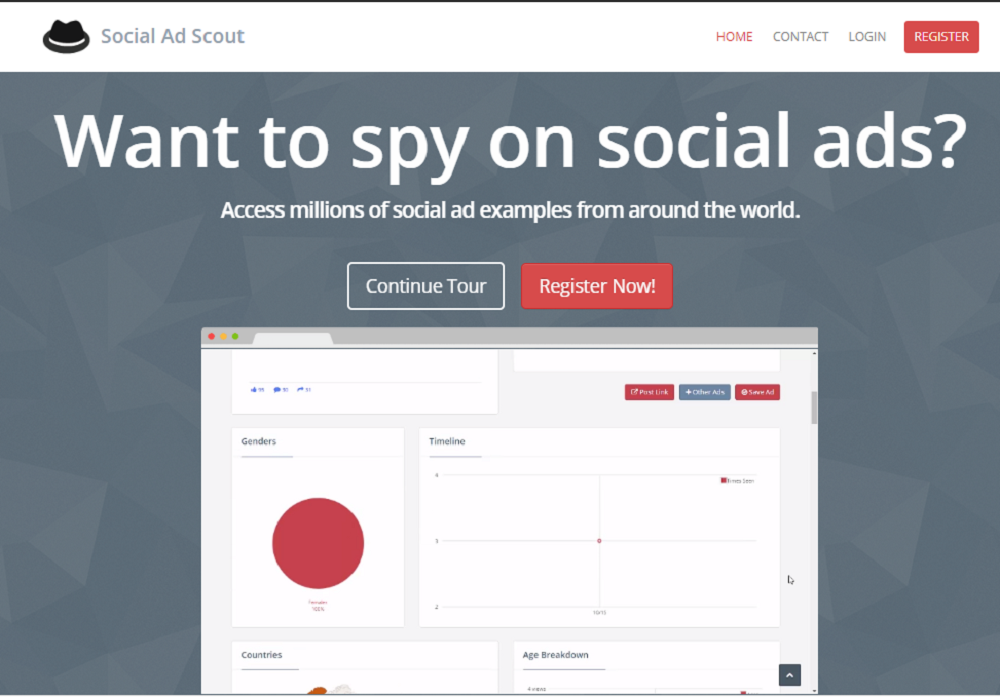 Social Ad Scout How it works