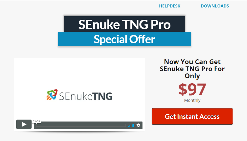 SEnuke Homepage