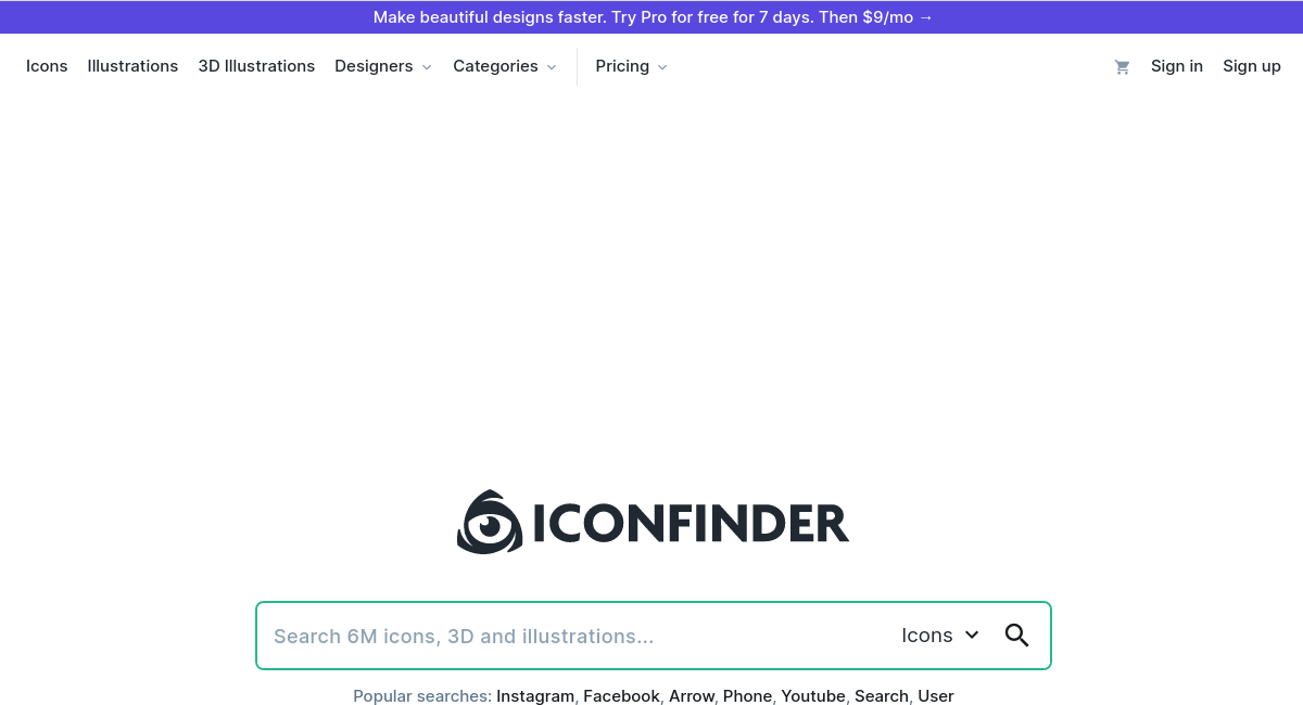 Latest Deals for Iconfinder
