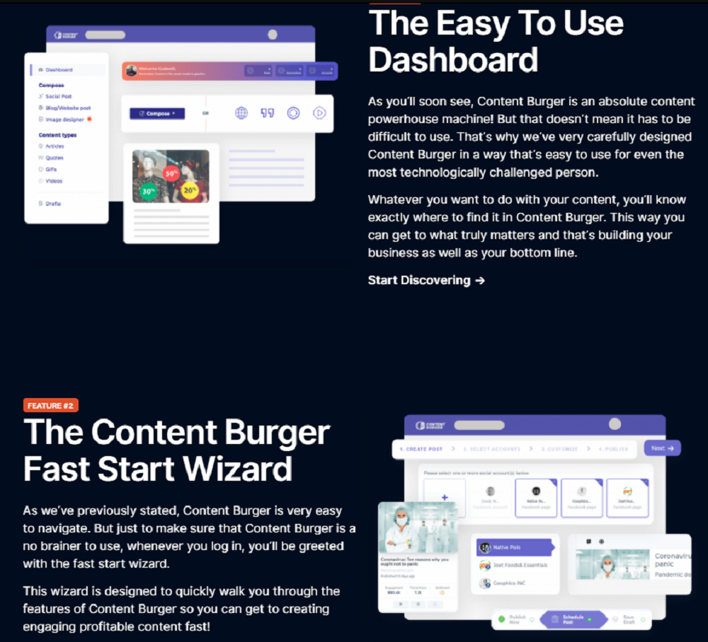 What Are The Features of Content Burger?