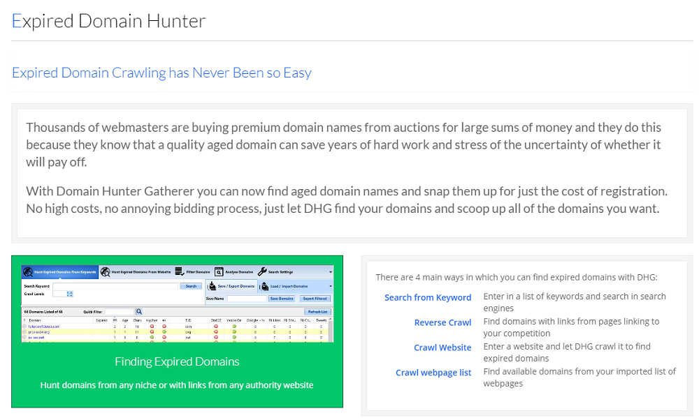 How Does Domain Hunter Gatherer Work?