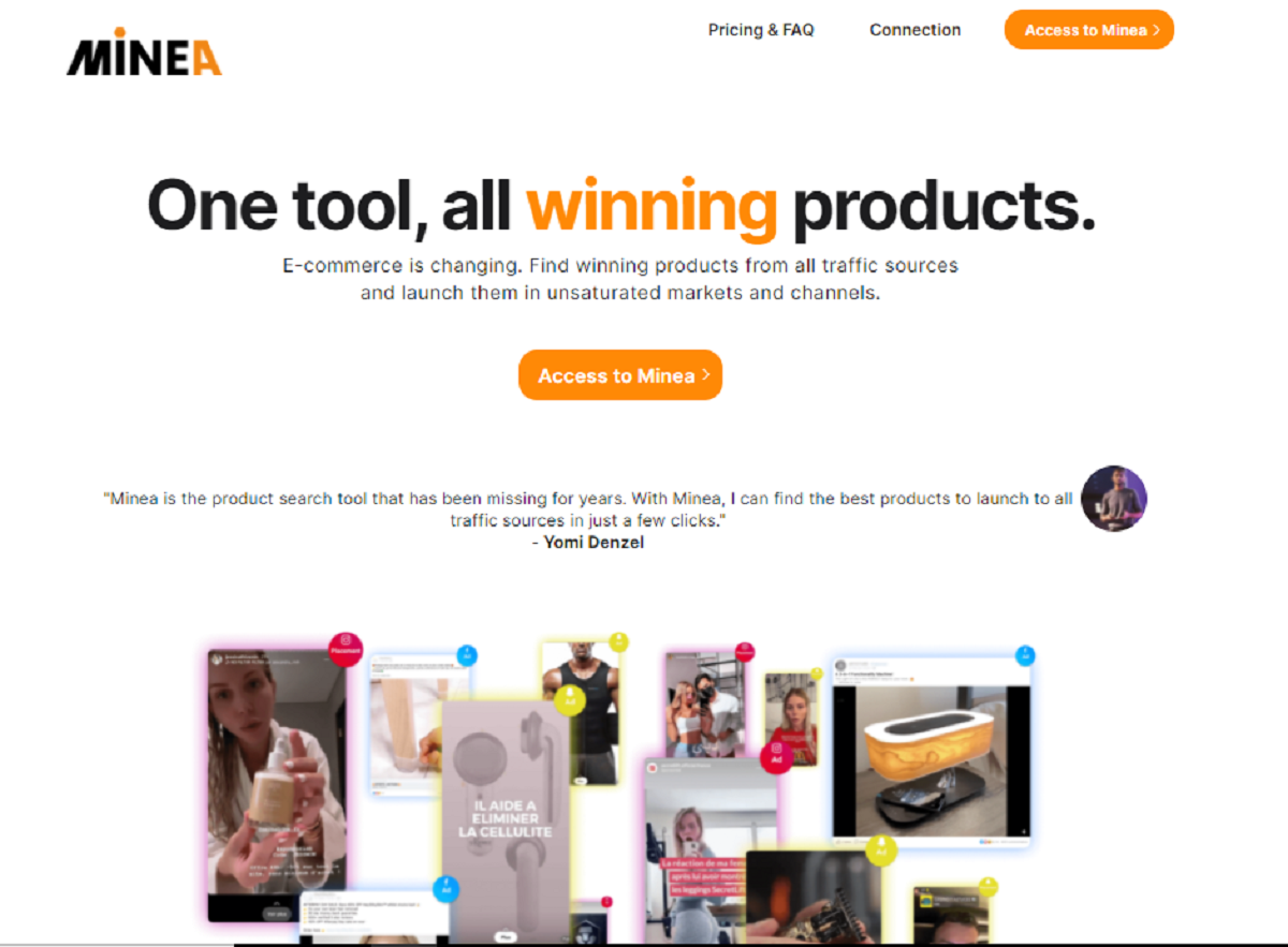Minea: The Industry-Best Product Research Tool