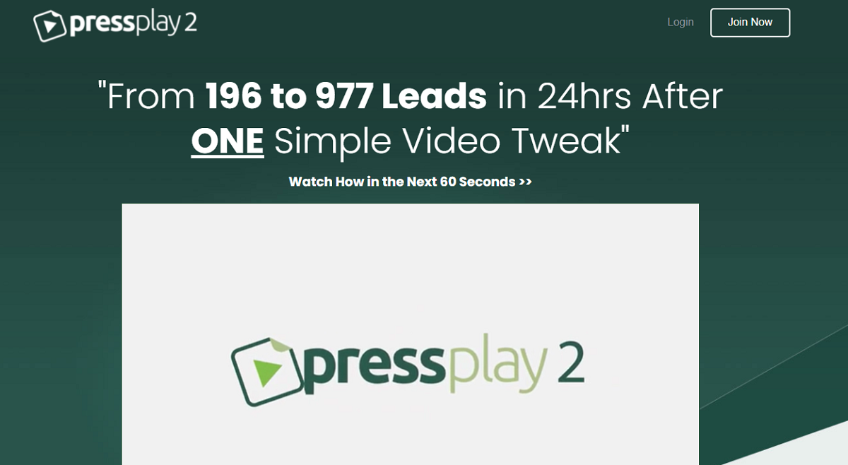 Pressplay - Get More Leads With Interactive Video Player