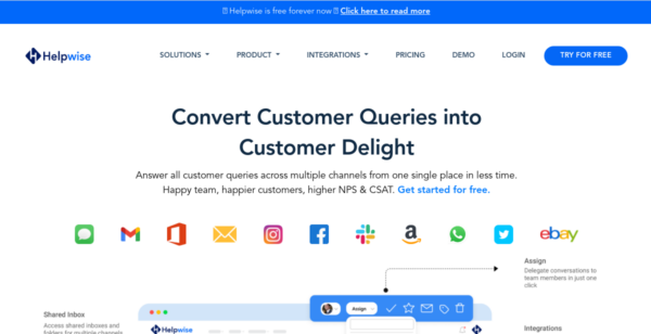 1 Inbox Free Lifetime at Helpwise