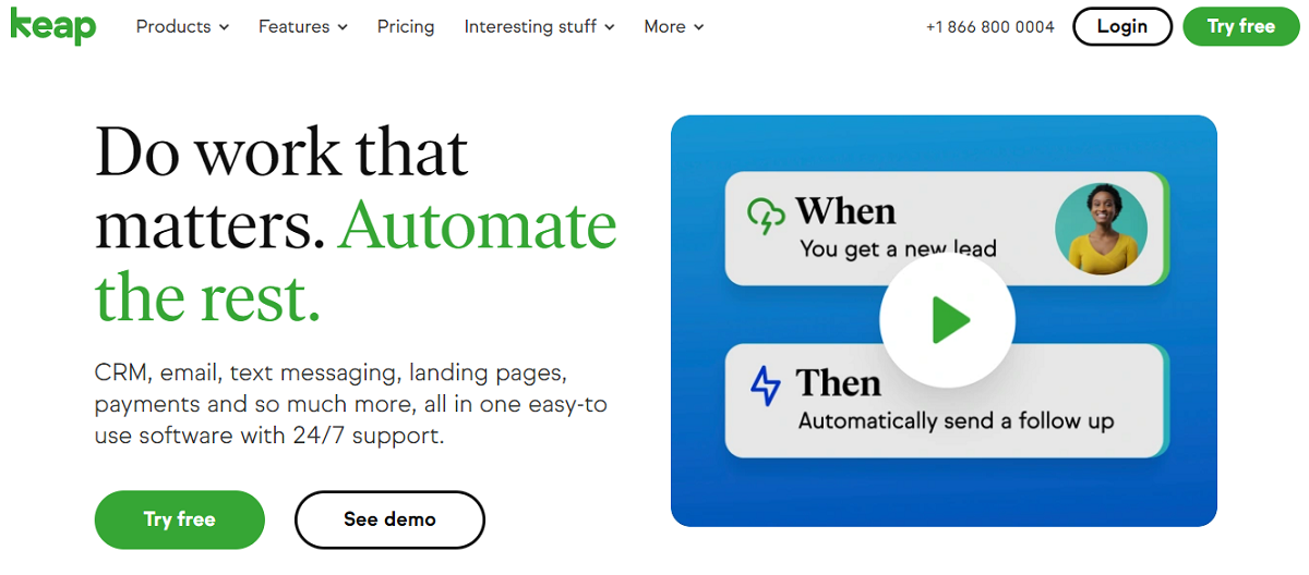 Keap: Easy CRM and Marketing Automation Software