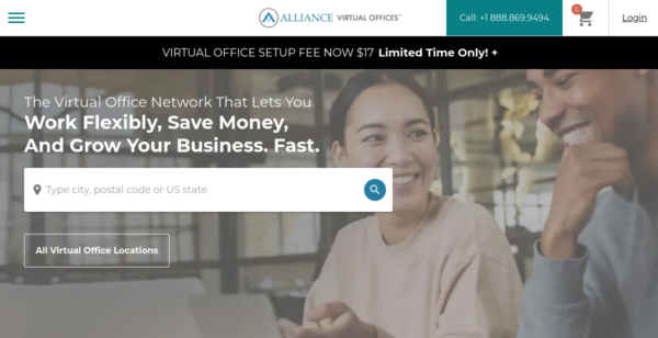 $75 Off at Alliances Virtual offices