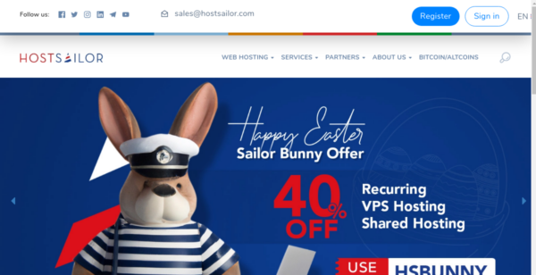 20% Off at HostSailor