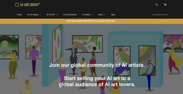 5% Off at AI Art Shop