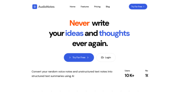 50% Off at AudioNotes