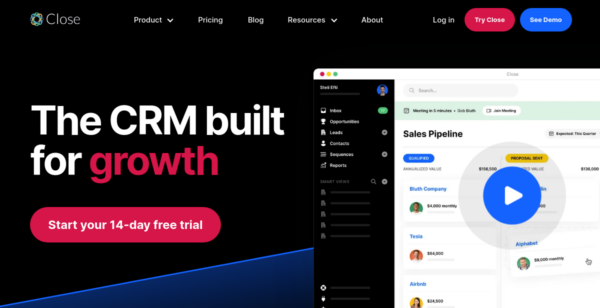 20% Off at Close CRM